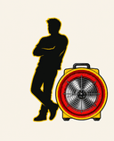 Man with a Fan logo